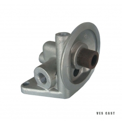 VES CAST- Fuel filter base-Carbon steel- Custom fuel water separator -design-forklift parts