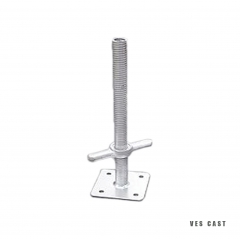 VES CAST- Base jak-Carbon steel-Custom U-head screw jack -design-Building parts